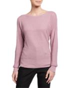 Plus Size Organic Linen Crepe Bateau-neck