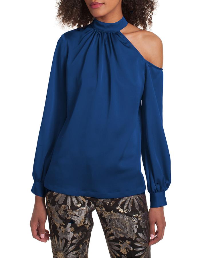 Negroni Asymmetric Long-sleeve Top