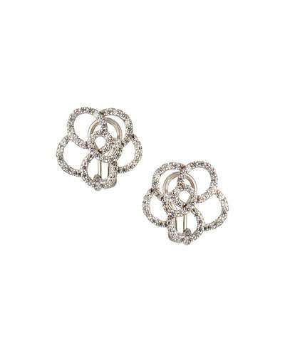 Cz 18k Gold-plated Flower