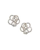 Cz 18k Gold-plated Flower