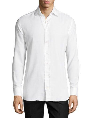 Solid Cotton-blend Sport