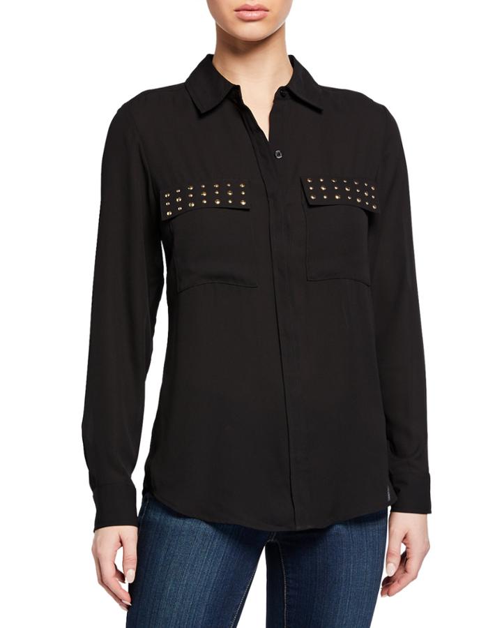 Studded Button-down