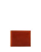 Boxed Maze-embossed Leather Bifold Wallet, Harness