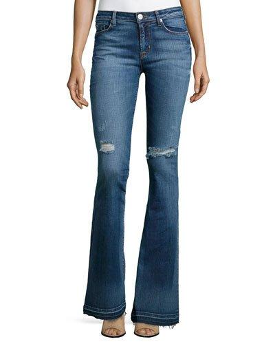 Mia Mid-rise Flared Jeans, Beaudry