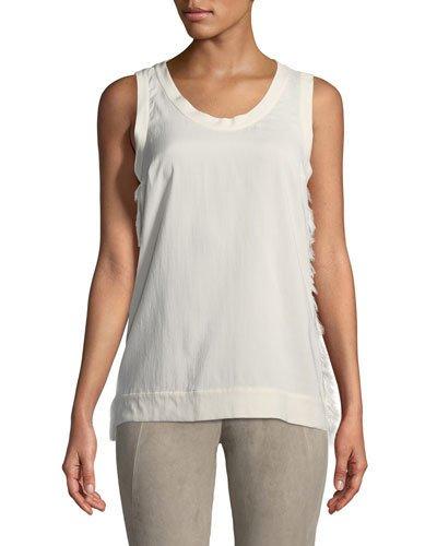 Monili-beaded Fringe Blouse