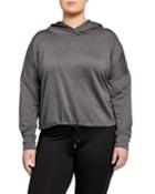 Plus Size Elle Drawstring-waist Hoodie