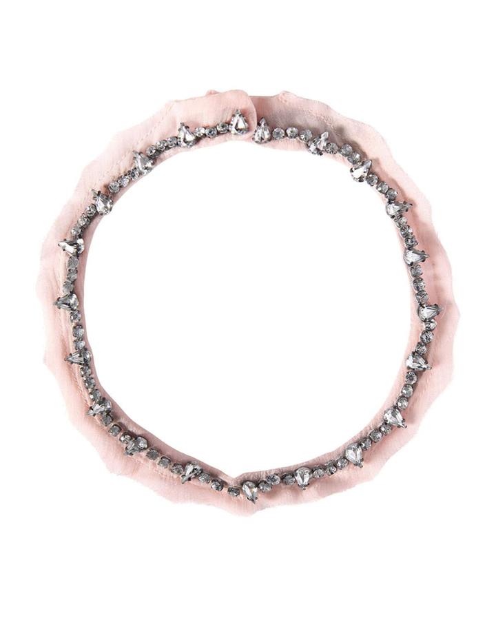 Charlotte Beaded Chiffon Collar Necklace