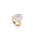 Lunaria 18k Gold Diamond Pave Ring