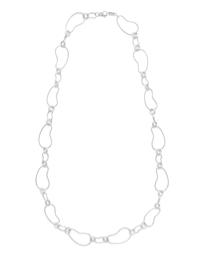 Classico Alternating Large & Small Kidney-link Necklace