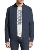Harrington Quilted Stand-collar Jacket