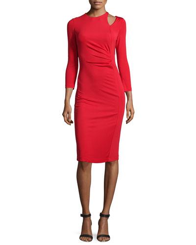Long-sleeve Ruched