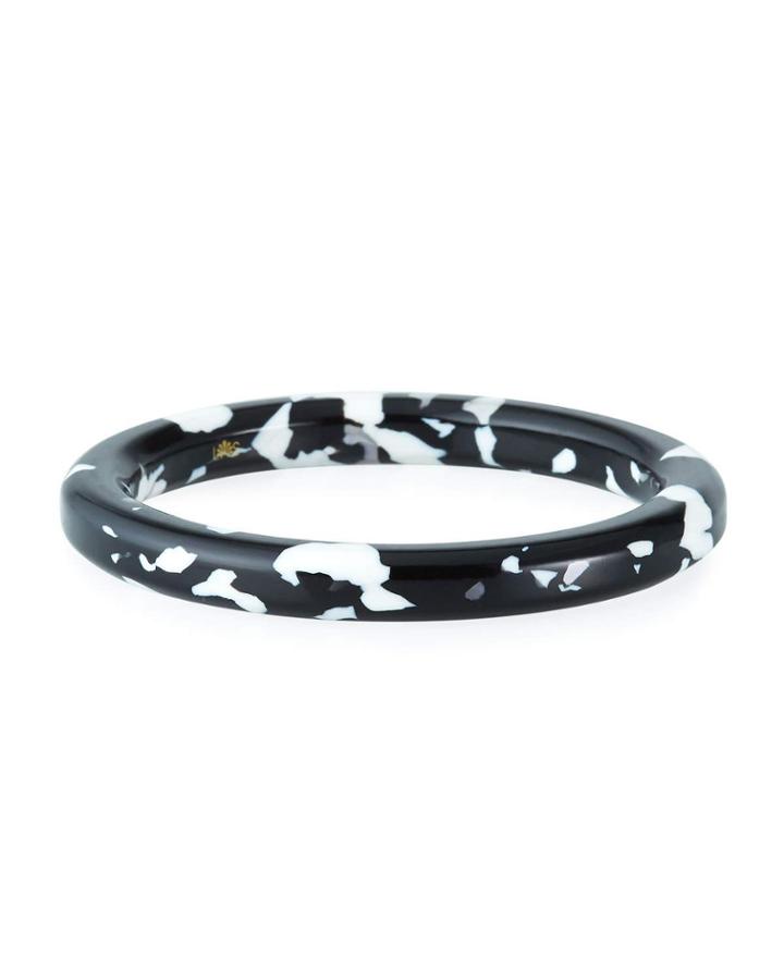 Broadway Bangle, Black/white