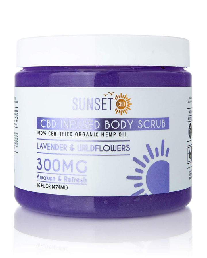 Lavender & Wildflower Cbd-infused Body Scrub,