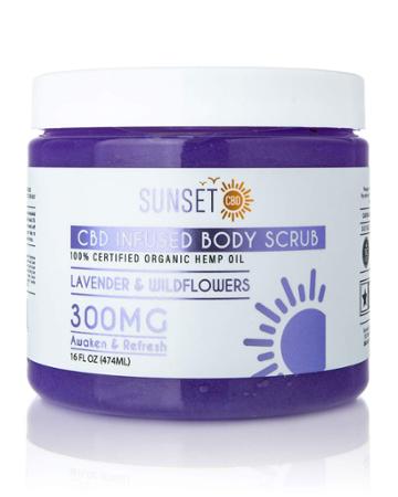 Lavender & Wildflower Cbd-infused Body Scrub,