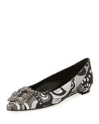 Hangisi Crystal-buckle Printed