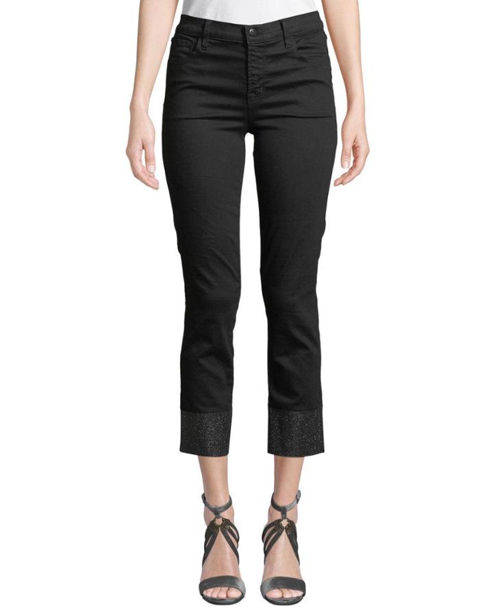 Ruby Cropped High-rise Cigarette Jeans