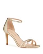 Lynette Crisscross Metallic Stiletto