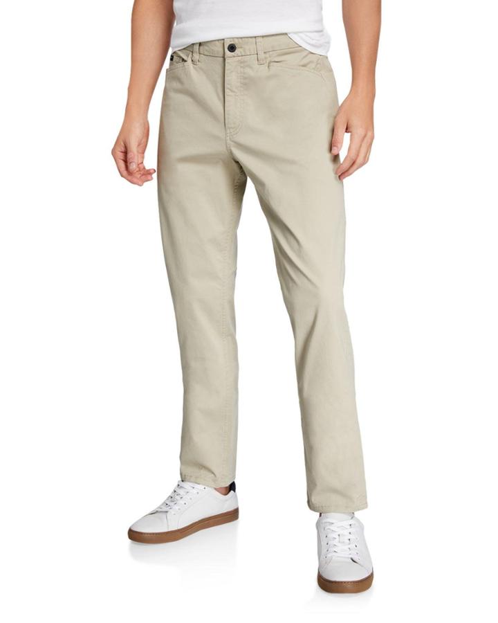 Men's Slim-fit Comfort Stretch Mobility Pants, Beige