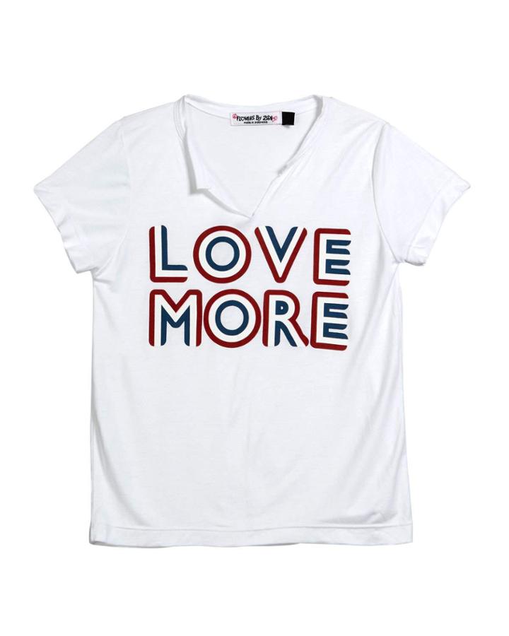 Love More V-neck Tee,