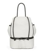 Plunge Two-tone Drawstring Backpack