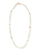 Evie Long Pearly Necklace,
