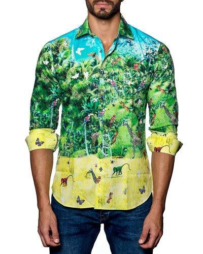 Jungle-print Cotton