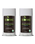 2-pack Organic Unscented Deodorant,