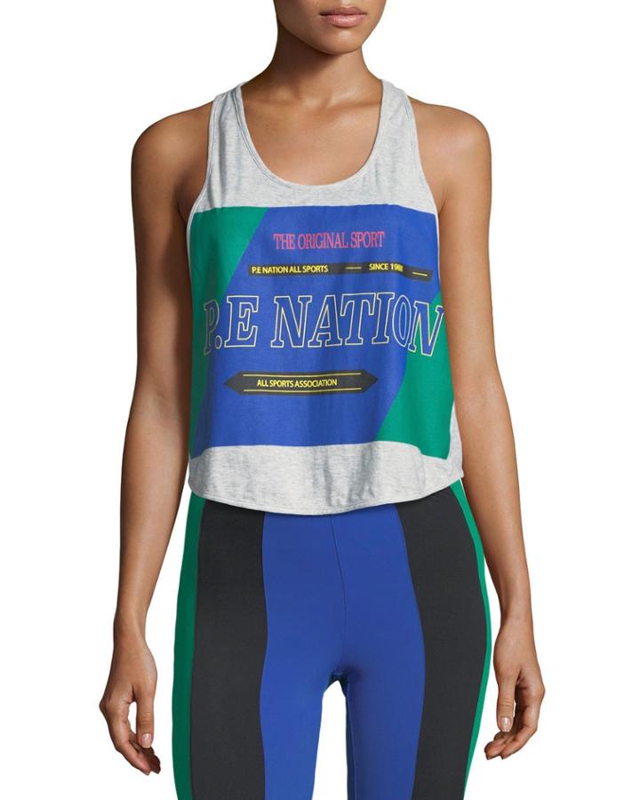 Countback Logo Cropped Racerback Tank