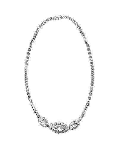 Kali Elliptical Bead Trio Necklace