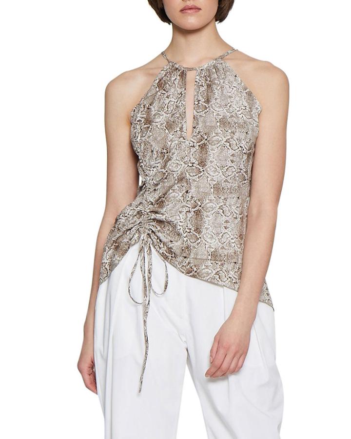 Aiken Python Printed Top