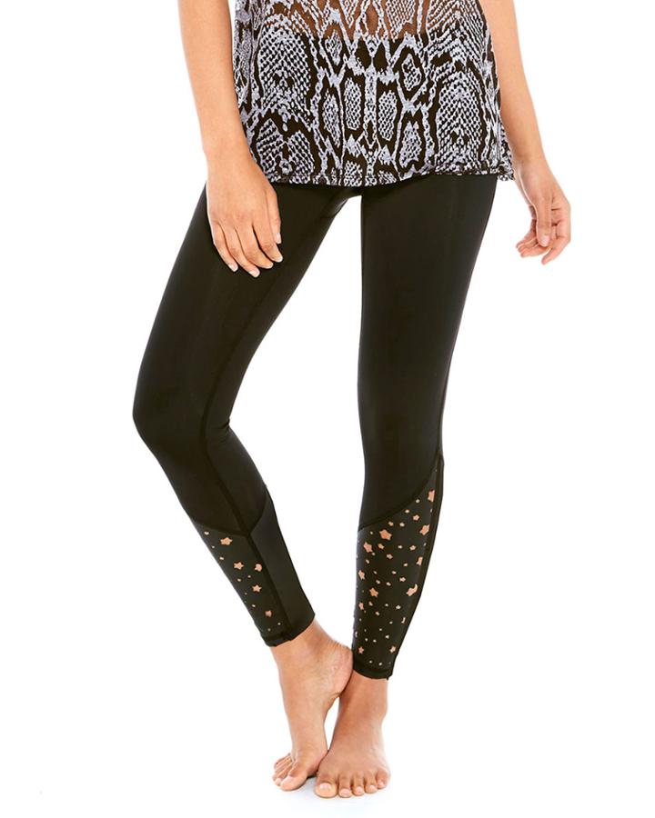 Laser-cut Star Vegan-leather