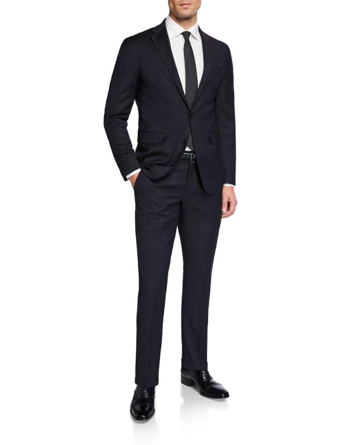 Men's Small Plaid Two-piece