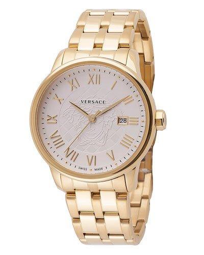 Business Stainless Steel Bracelet Watch, Golden