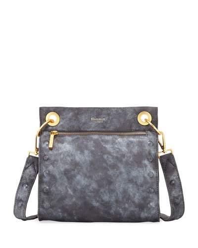 Paul Leather Crossbody Bag, Gray