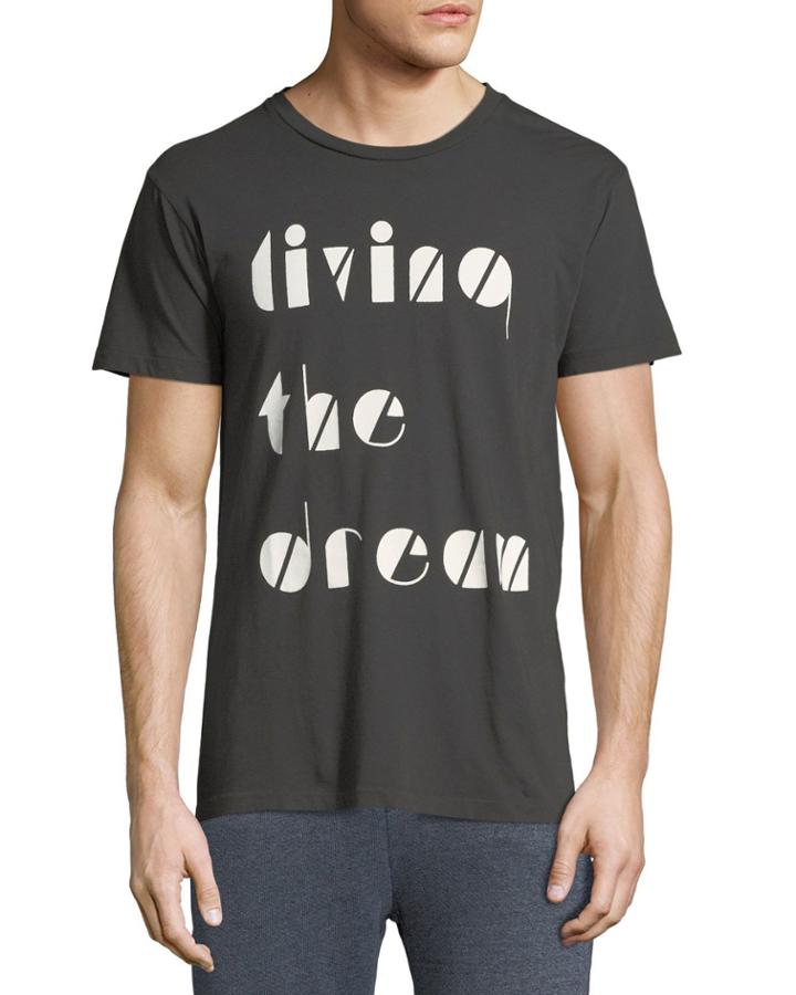 Men's Living The Dream Printed Cotton Tee