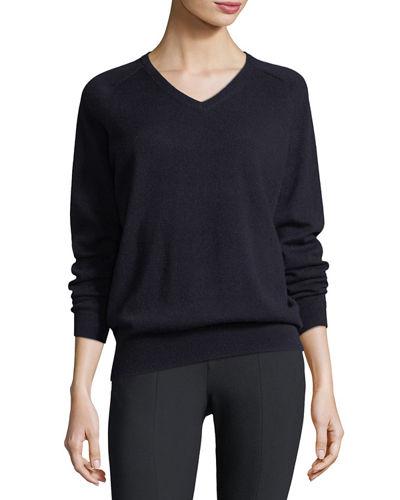 Cashmere Raglan V-neck