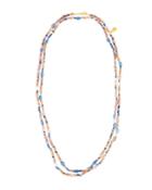 Extra-long Multi-stone Single-strand Necklace