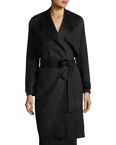 Farrah Wool Wrap Coat