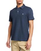 Men's Textured-front Polo