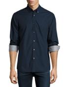 Tailored-fit Solid Sport Shirt,