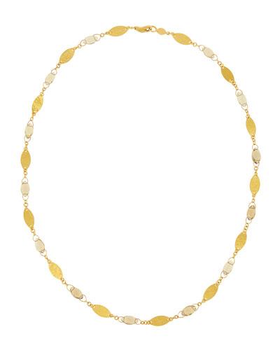 24k Willow Bloom Quartz Station Necklace