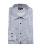 Men's Trim-fit Starburst Printed Dress