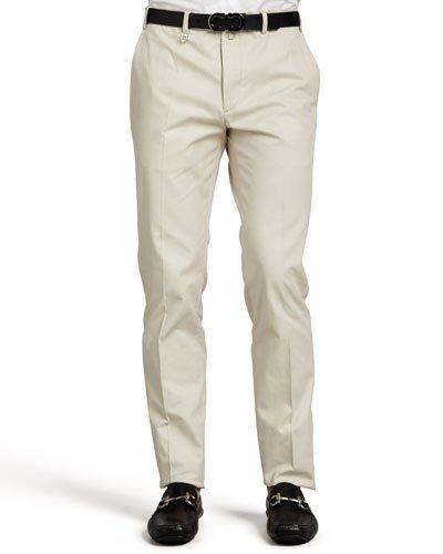 Cotton Gabardine Pants,