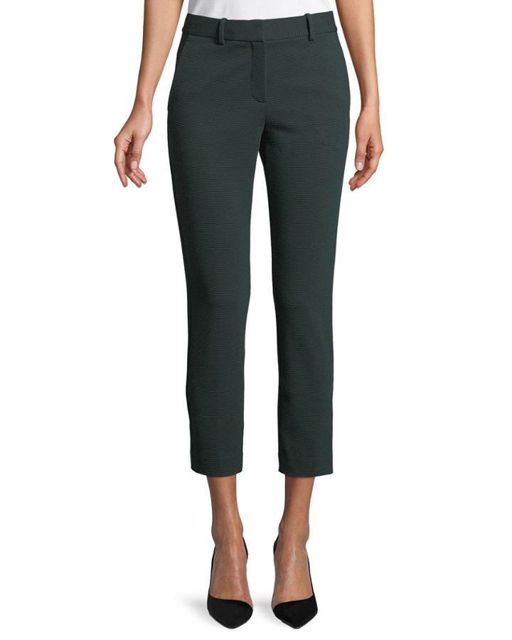 Trecca 2k Textured-knit Skinny Cropped Pants