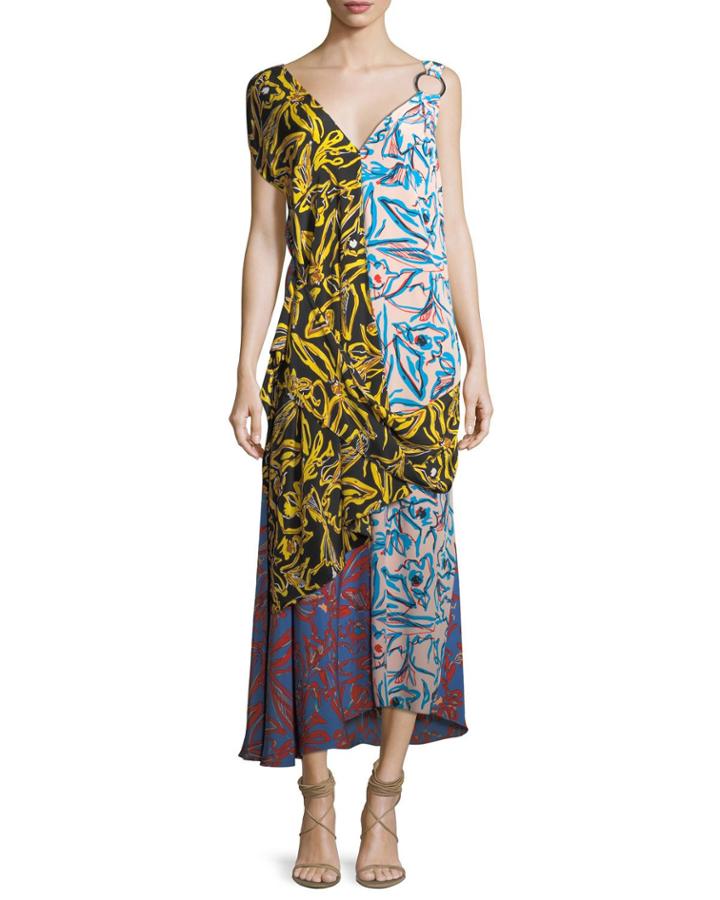 Asymmetric Draped Combo