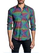 Men's Prismatic Button-down