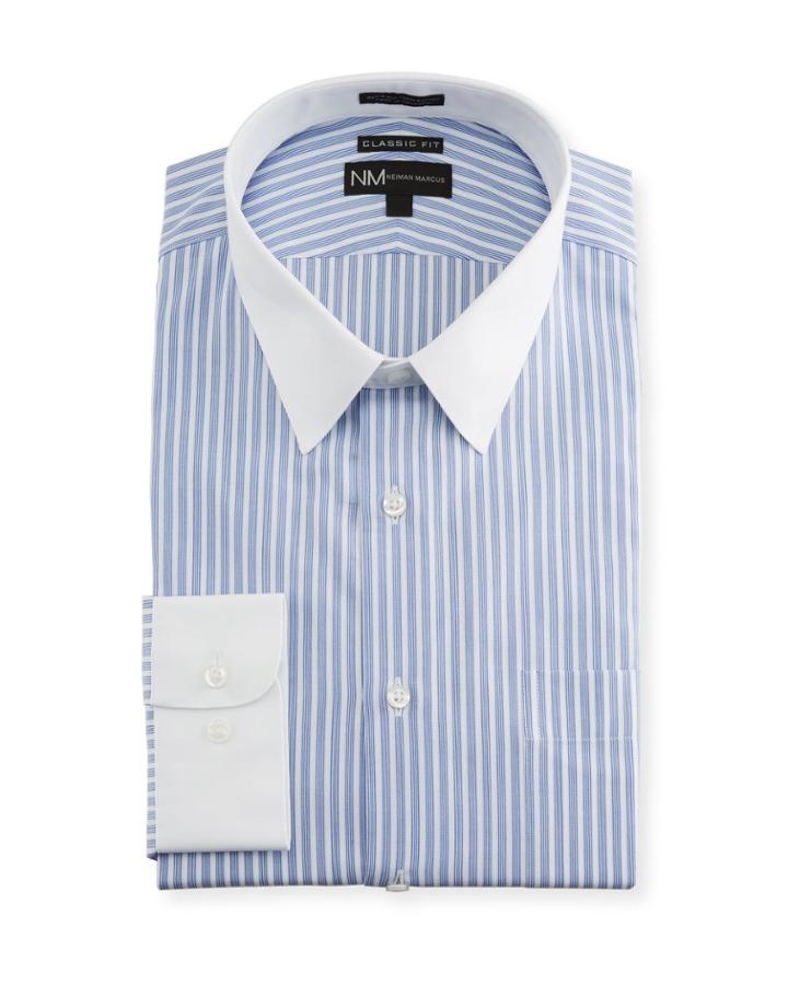 Men's Classic-fit Stripe Dobby Dress