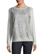 Aralynn Floral Fil Coupe Jersey Top