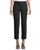 Tailored Wool-blend Cigarette Pants