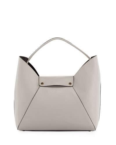 Dollaro Leather Hobo Tote Bag